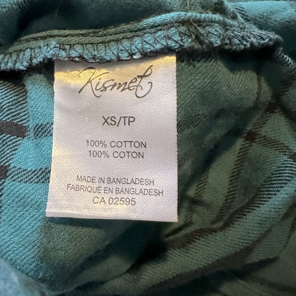 Kismet Button Down Plaid Shirt - Picture 4 of 5